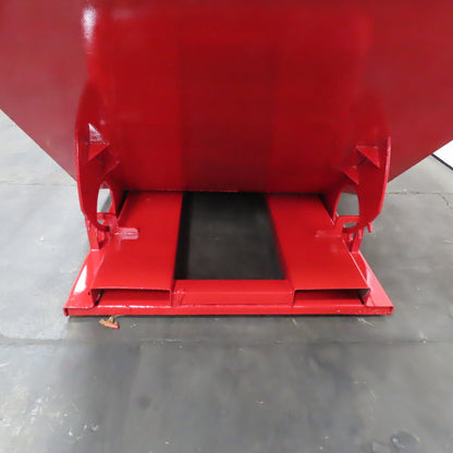 1.5 Cu Yd Light Duty Self Dumping Trash Hopper 65" x 57" x 41" OD