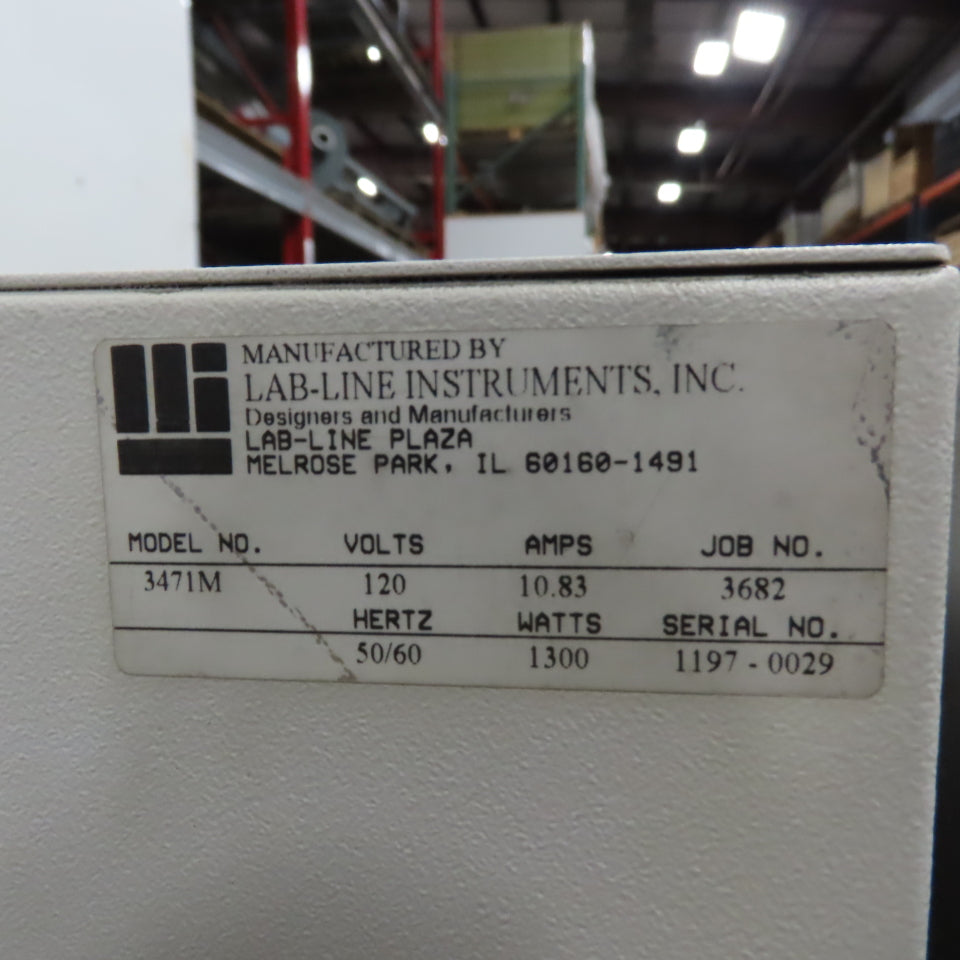 Lab-Line 3471M Imperial V Microprocessor Laboratory Oven 120V 1300W 1h Benchtop