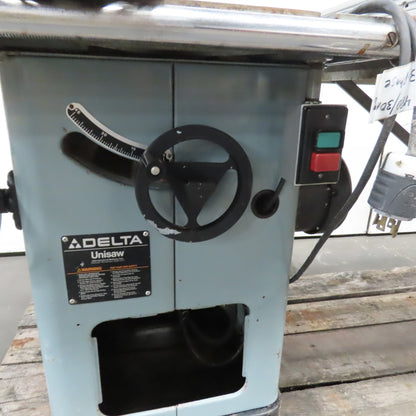 Delta 34-806 10" Unisaw 5HP 230/460V 3Ph 3450RPM Tilting Arbor Table Saw