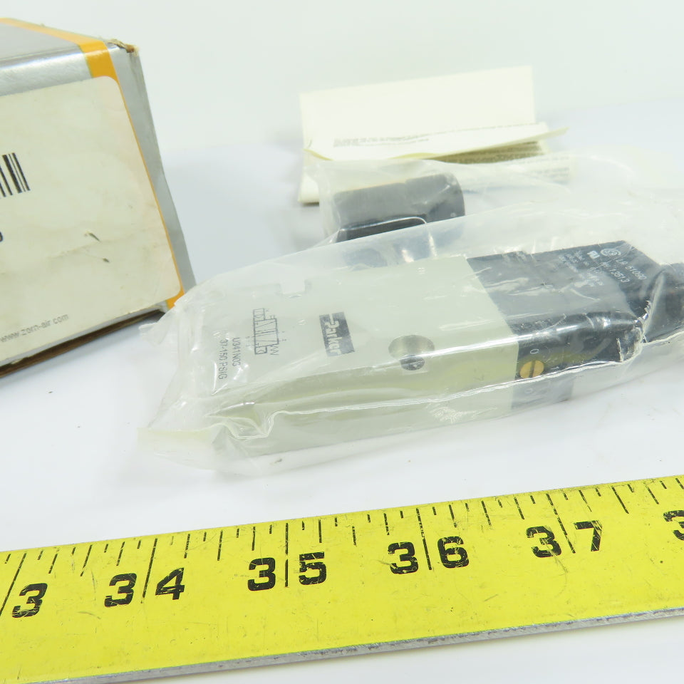 Parker U341N03 Pneumatic Solenoid Valve 37-150 PSIG 120V NEW