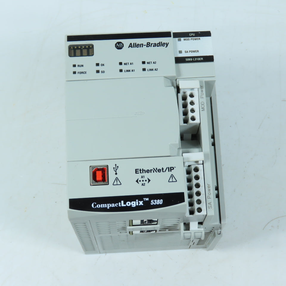 Allen-Bradley 5069-L310ER CompactLogix 1MB Enet Controller Ser A FW 1.063