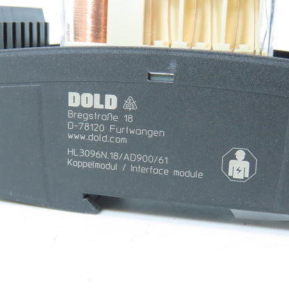 Dold D-78120 HL3096N.18/AD900/61 Interface Module Safety Relay 24VDC 5A