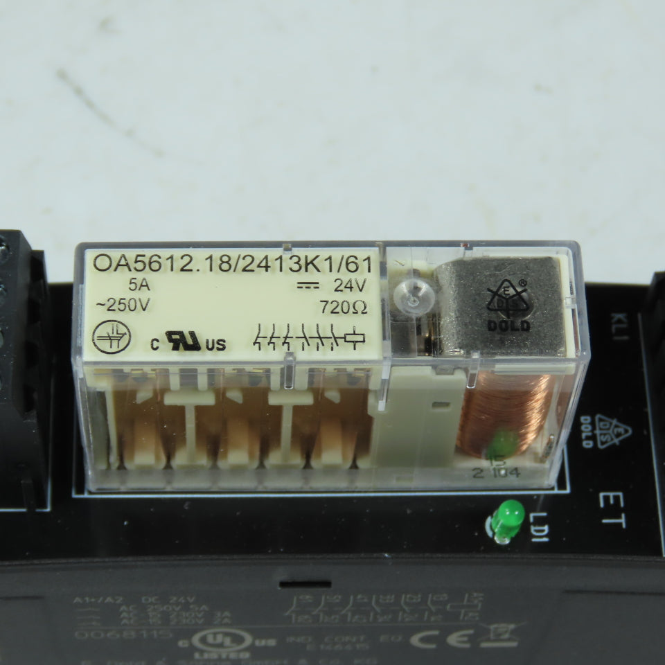Dold D-78120 HL3096N.18/AD900/61 Interface Module Safety Relay 24VDC 5A