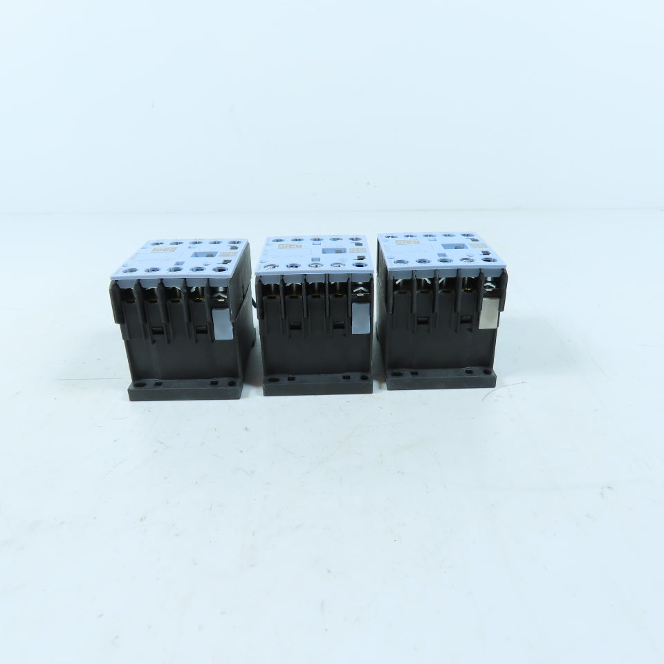 WEG CWC07.01E Contactor 24VDC Coil 18A 600V 5HP Lot Of 3