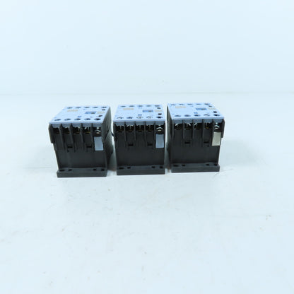 WEG CWC07.01E Contactor 24VDC Coil 18A 600V 5HP Lot Of 3