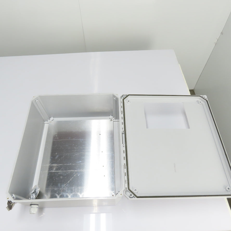 Stahlin DS161408HPL 16" x 14" x 8" Fiberglass Electrical Control Panel Enclosure