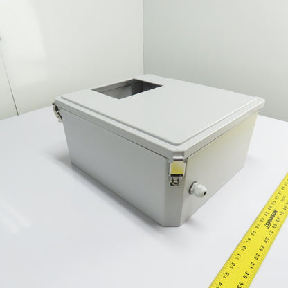 Stahlin DS161408HPL 16" x 14" x 8" Fiberglass Electrical Control Panel Enclosure