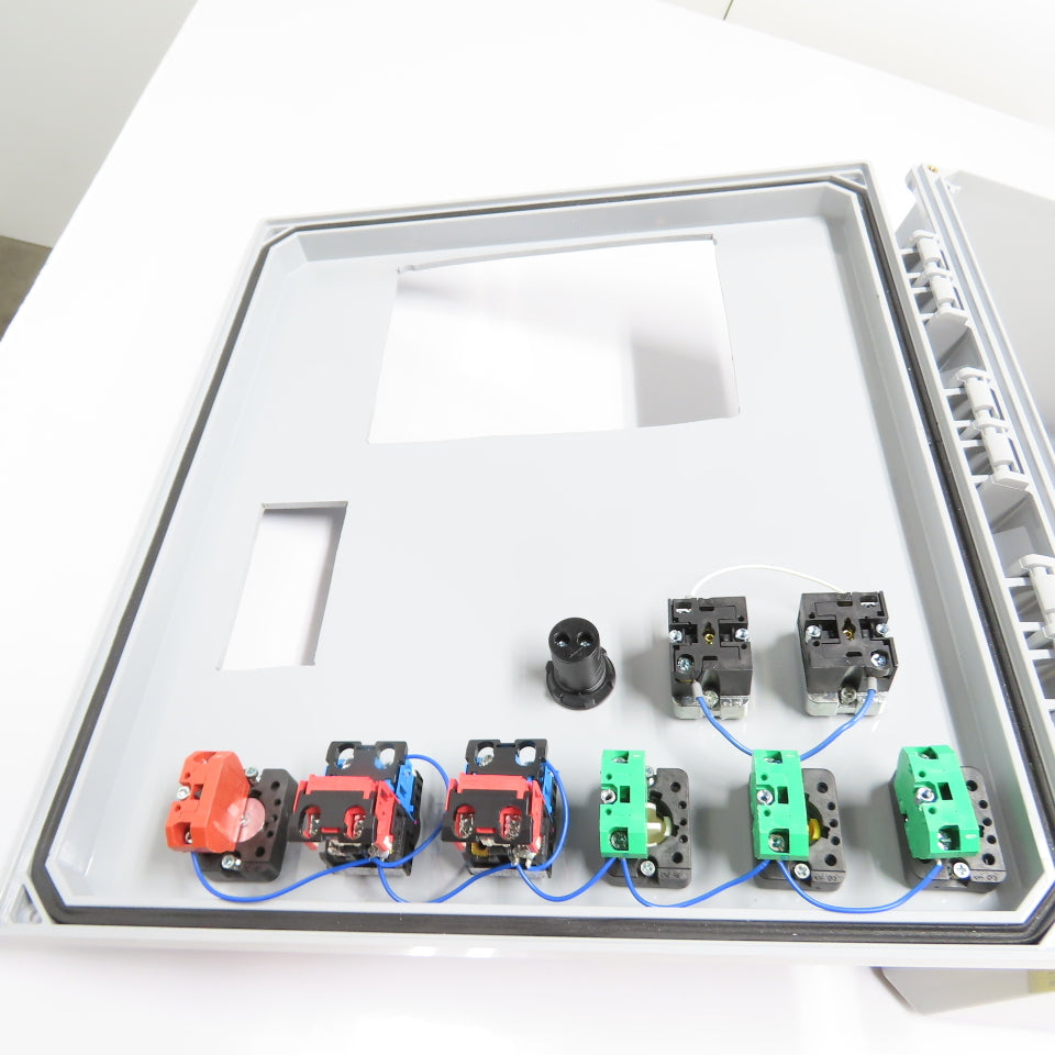 Integra 16" x 14" x 8" Fiberglass Electrical Control Panel Enclosure