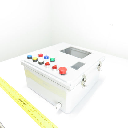 Integra 16" x 14" x 8" Fiberglass Electrical Control Panel Enclosure