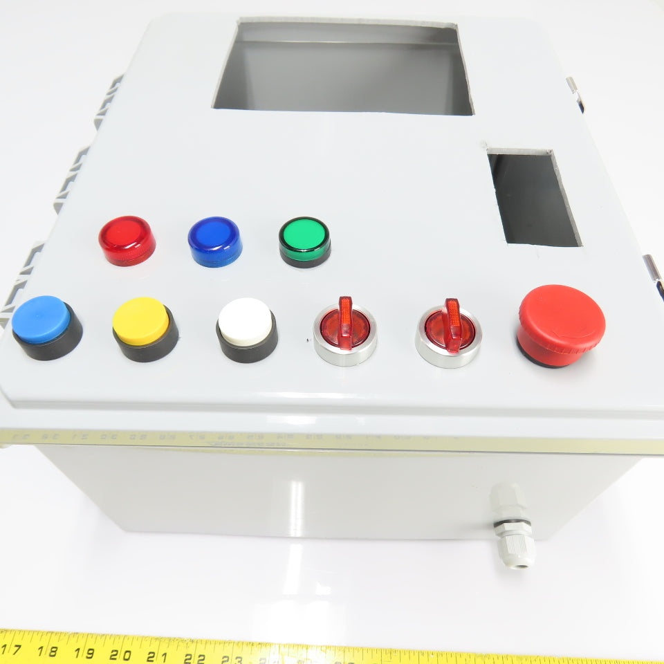 Integra 16" x 14" x 8" Fiberglass Electrical Control Panel Enclosure