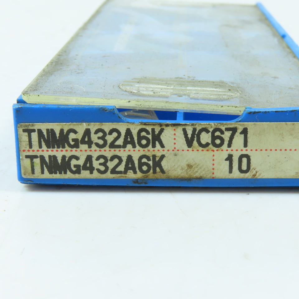 Valenite TNMG432A6K Carbide Turning Insert Lot Of 10