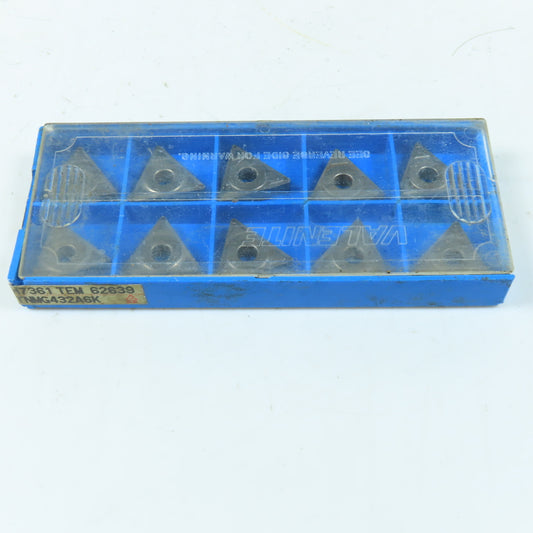 Valenite TNMG432A6K Carbide Turning Insert Lot Of 10