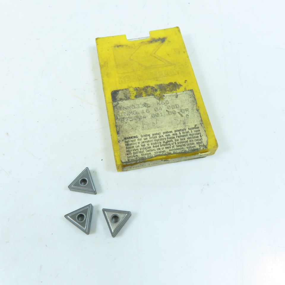 Kennametal TNMG332 K68 Carbide Turning Insert Lot of 3