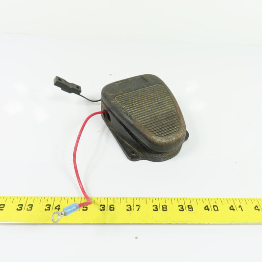 Foot Pedal Operator Switch Spring Return (Voltage Unknown)