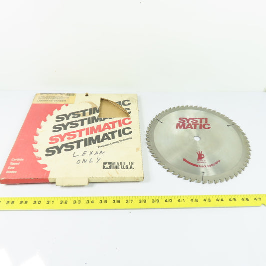 SystiMatic 1950 10" 60T Carbide Tipped Saw Blade .085/.131