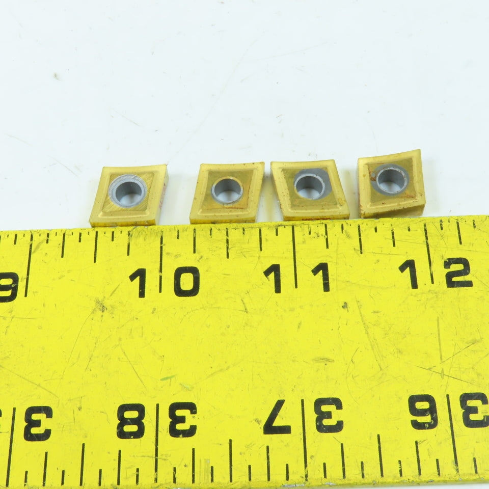 Kennametal CNGP431 KC730 Carbide Turning Insert TiN Coated Lot Of 4