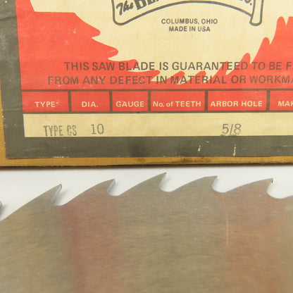 Rockwell 34-017 10" Carbide Tipped Rip Saw Blade 5/8" Arbor