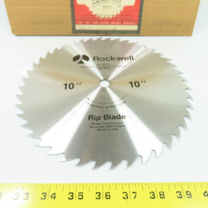 Rockwell 34-017 10" Carbide Tipped Rip Saw Blade 5/8" Arbor