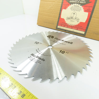 Rockwell 34-017 10" Carbide Tipped Rip Saw Blade 5/8" Arbor