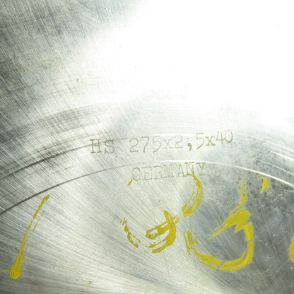 275x2.5x40 HSS Circular Cold Saw Blade 275mm x 2.5mm x 40mm 4-Hole