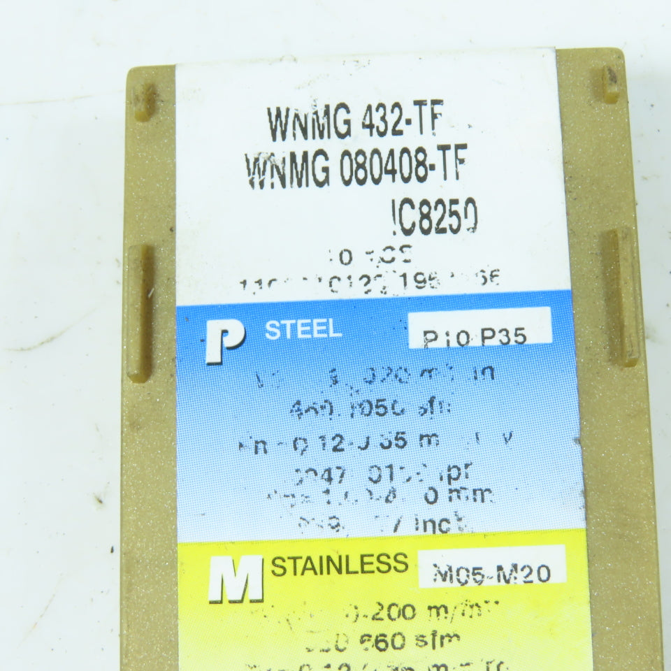 Iscar WNMG432-TF Trigon Carbide Turning Insert Lot Of 10