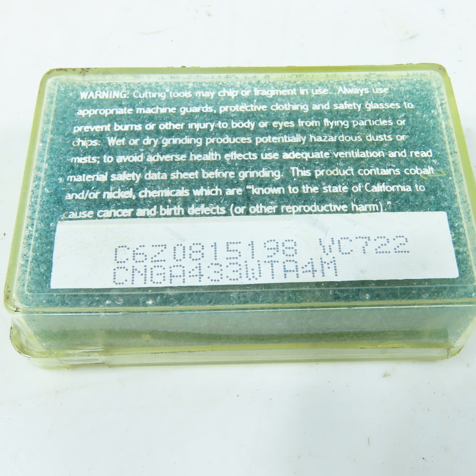 Valenite CNGA433WTA4M Carbide Turning Insert VC722 Lot Of 2