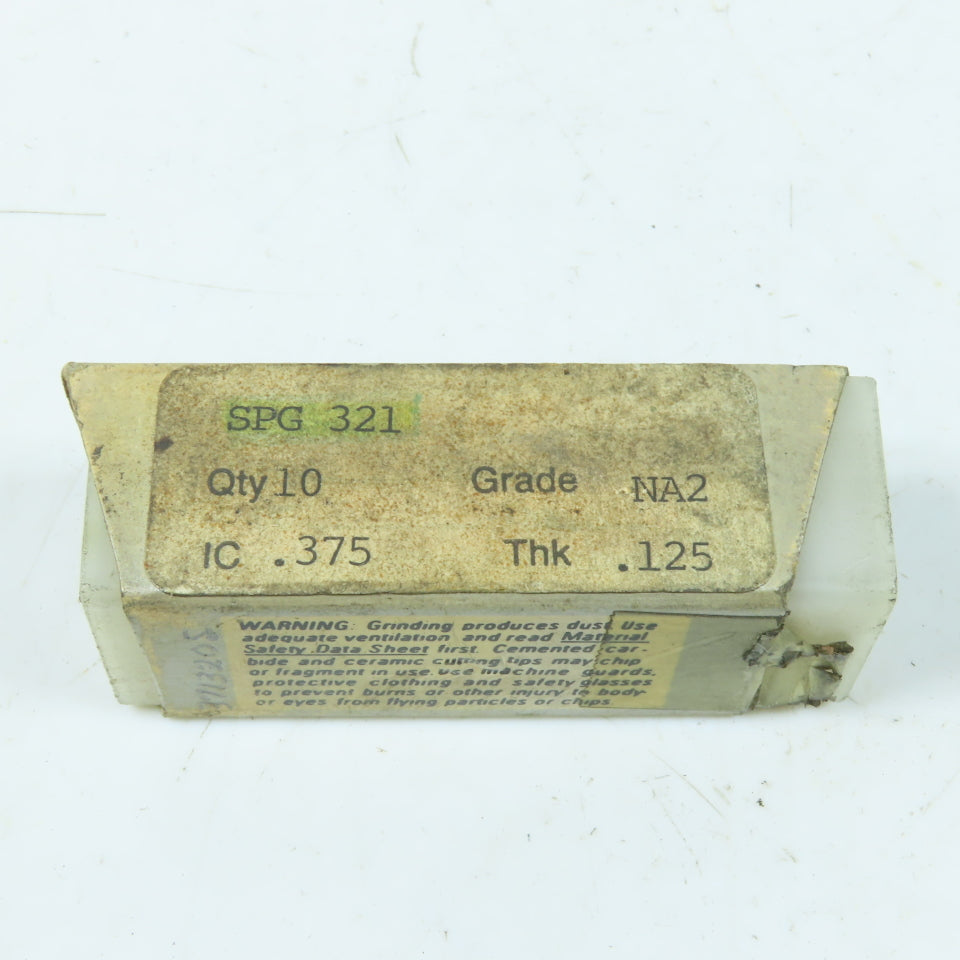 North American Carbide SPG 321 NA2 Carbide Turning Insert Lot Of 9