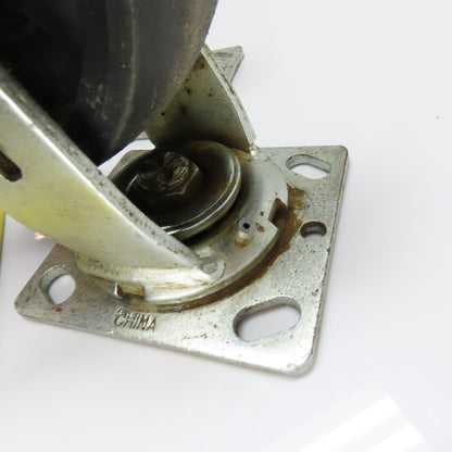 Heavy Duty 6" OD Swivel Industrial Casters 7-1/2" Tall Set of 4