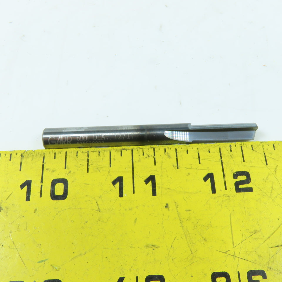 Garr 6mm Diam. Solid Carbide Square End Mill 1/4" Shank