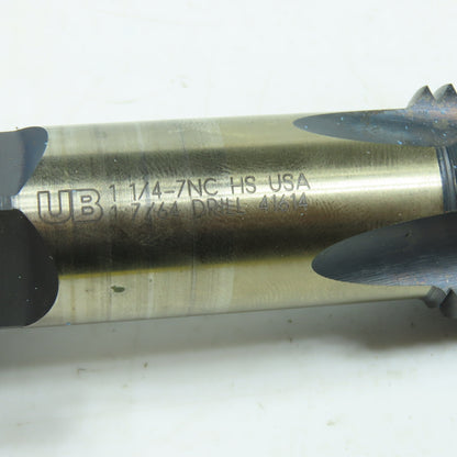 Union Butterfield 1-1/4"-7 NC Straight Flute Plug Tap