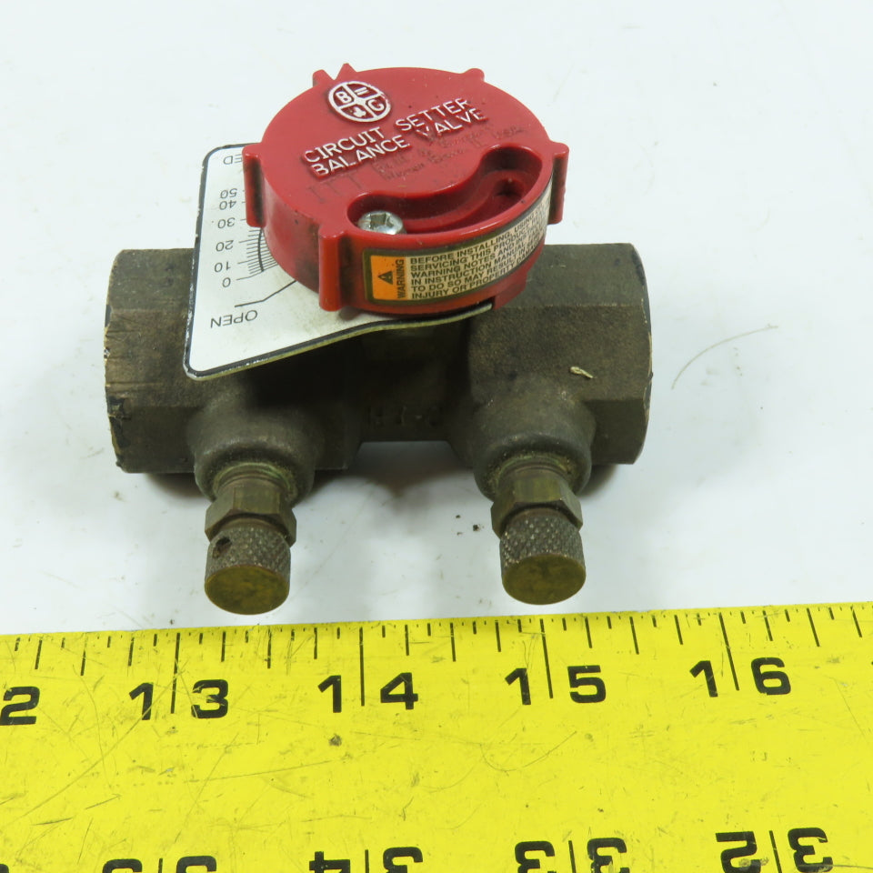 Bell & Gossett 3/4" NPT Circuit Setter Balance Valve
