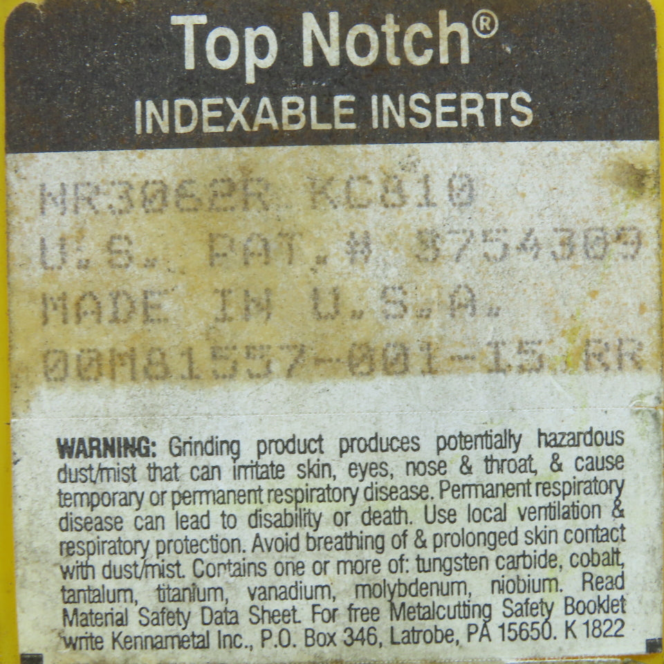 Kennametal Misc. Shape Carbide Turning Insert Lot Of 29