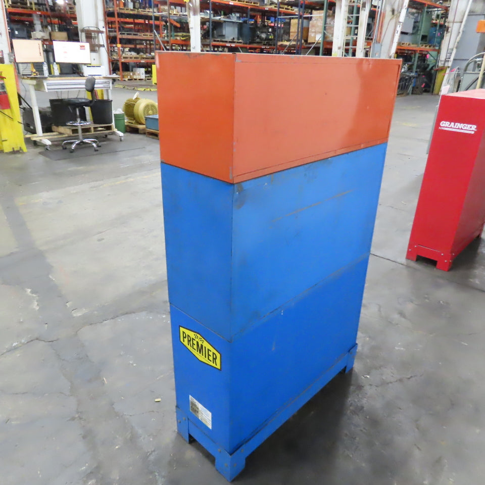 34"x12"x56" 80-Cubby Storage Parts Bin W/ Assorted Hardware Bolts Nuts Washers