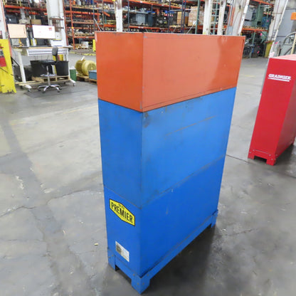 34"x12"x56" 80-Cubby Storage Parts Bin W/ Assorted Hardware Bolts Nuts Washers
