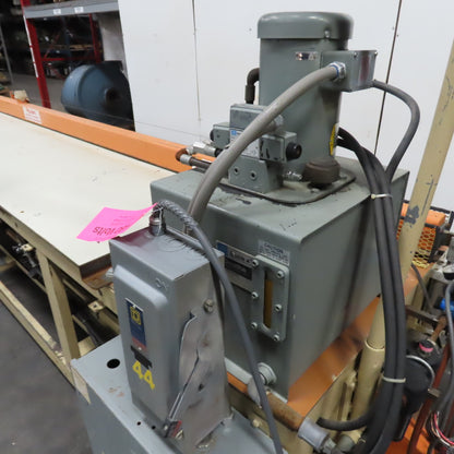 A&S Machinery 123"x36" Top Horizontal Sliding Table Panel Saw 10HP 480V 3Ph