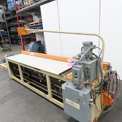 A&S Machinery 123"x36" Top Horizontal Sliding Table Panel Saw 10HP 480V 3Ph