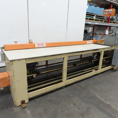 A&S Machinery 123"x36" Top Horizontal Sliding Table Panel Saw 10HP 480V 3Ph