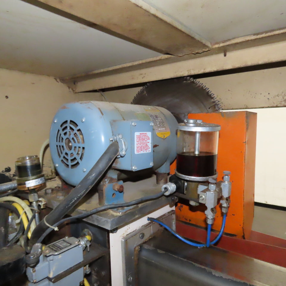 A&S Machinery 123"x36" Top Horizontal Sliding Table Panel Saw 10HP 480V 3Ph