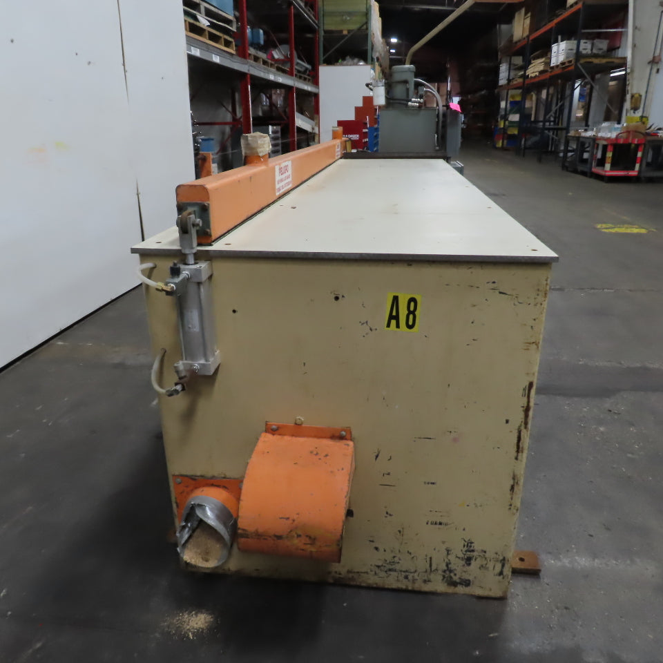 A&S Machinery 123"x36" Top Horizontal Sliding Table Panel Saw 10HP 480V 3Ph