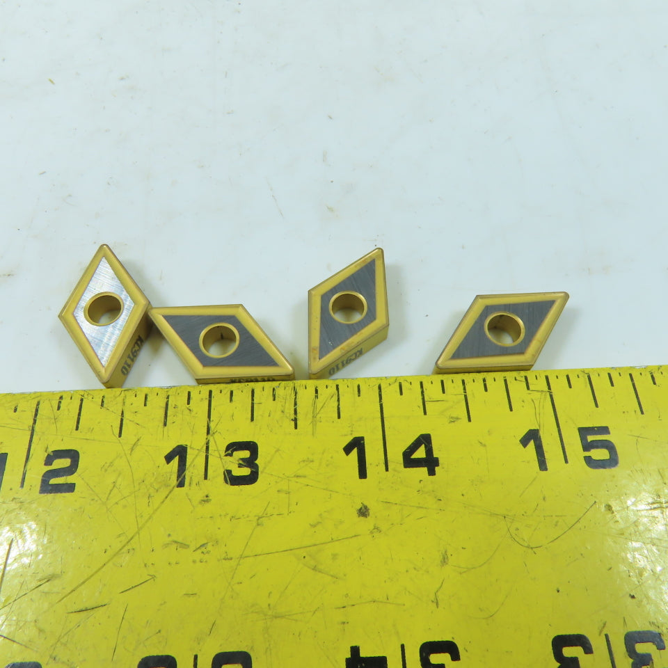 Kennametal DNMG150408B Carbide Indexing Insert TiN Coated Lot Of 4
