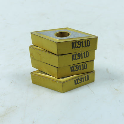 Kennametal DNMG150408B Carbide Indexing Insert TiN Coated Lot Of 4
