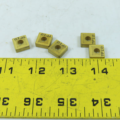 Seco SNMG120408-M5 Carbide Indexing Insert TiN TP10 Coated Lot Of 5