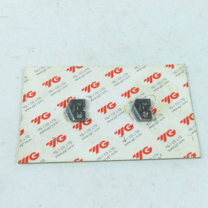 YG-1 S08002 #0 33/64" Carbide Indexing Insert TiAIN Lot Of 2
