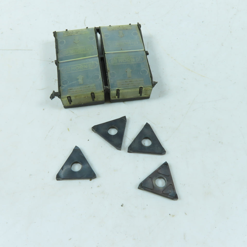 PH Horn US312.0125.D8 Carbide Grooving Parting Off Indexing Insert Lot Of 4