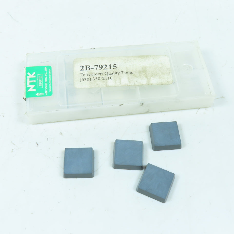 NTK SX6SPGN190416T01020 Carbide Indexing Insert Lot Of 4