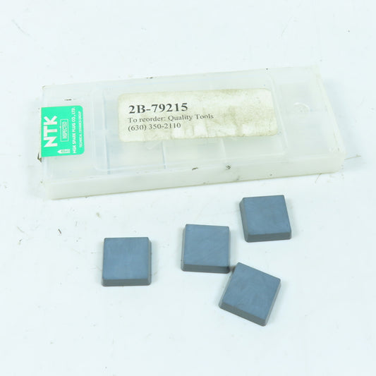 NTK SX6SPGN190416T01020 Carbide Indexing Insert Lot Of 4