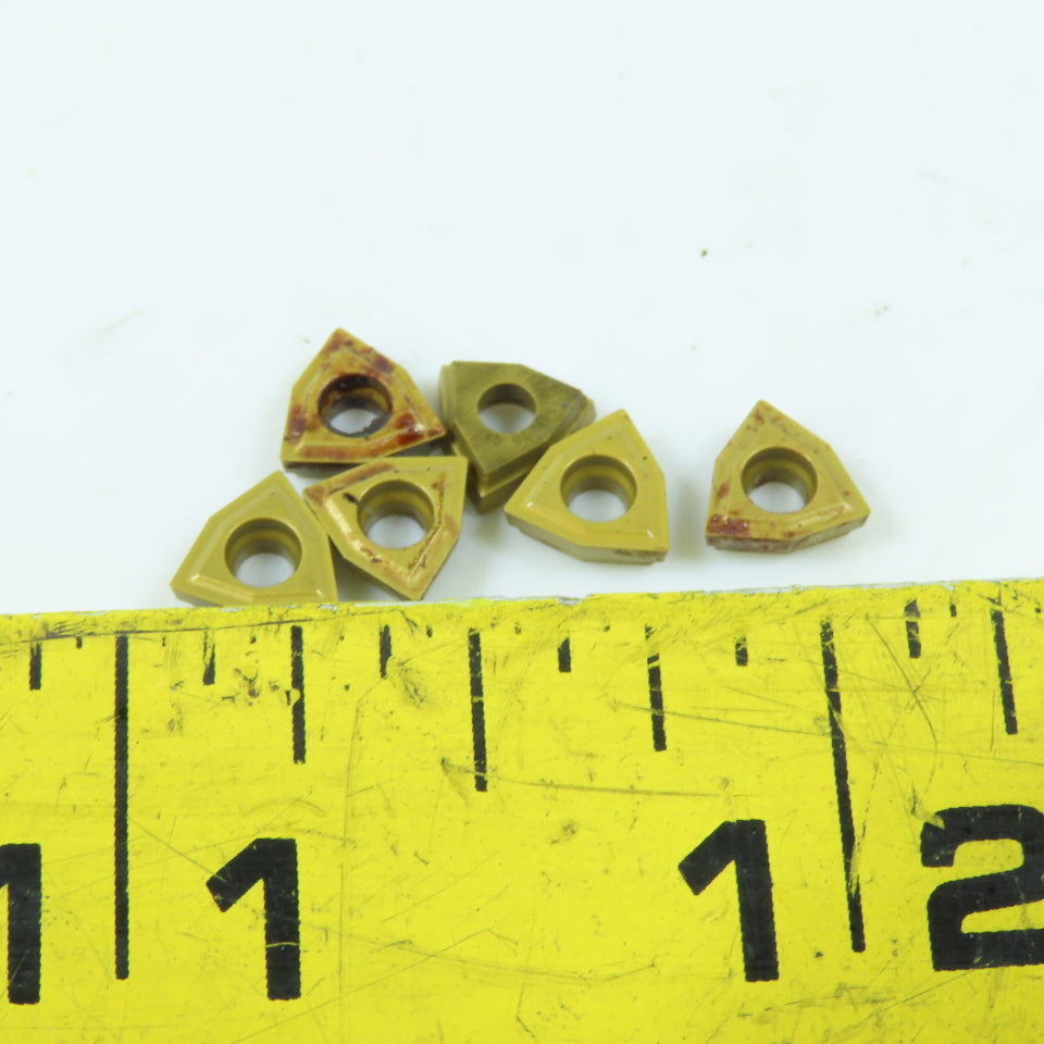 Komet W29 10130.048425 Carbide Indexing Insert TiN Coated Lot Of 6