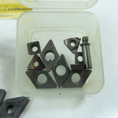 Kennametal Wide Variety Shape Size Carbide Indexing Insert TiN Coated 1Lbs. Lot