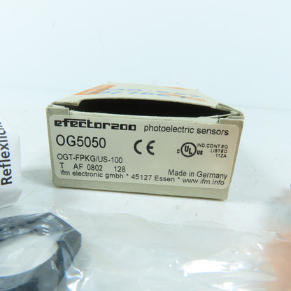 IFM Efector OG5050 OGT-FPKG/US-100 Photoelectric Sensor