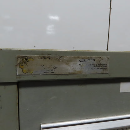Stanley Vidmar 8 Drawer Small Parts Tools Storage Shop Cabinet 22.5" x 28" x 59"